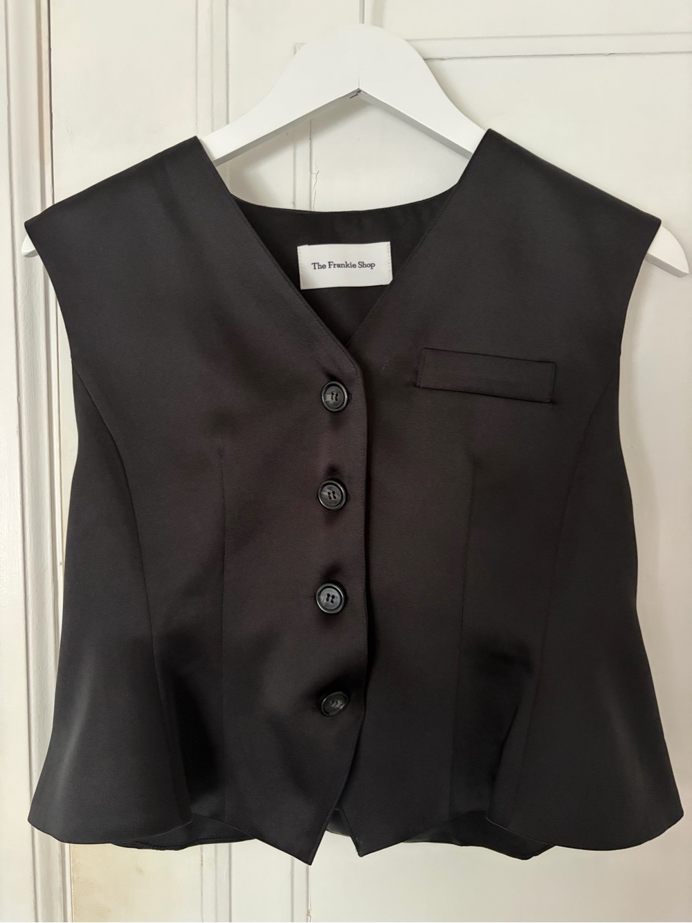 The Frankie Shop Rui Satin Vest
